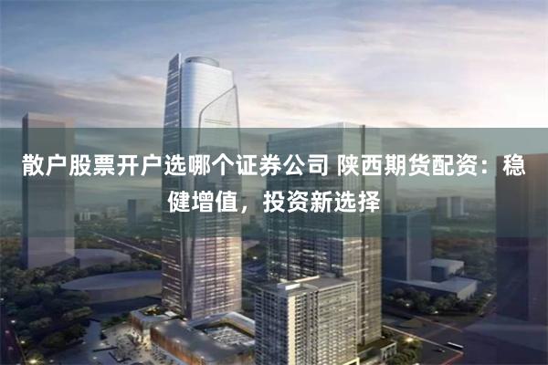 散户股票开户选哪个证券公司 陕西期货配资:稳健增值,投资新选择